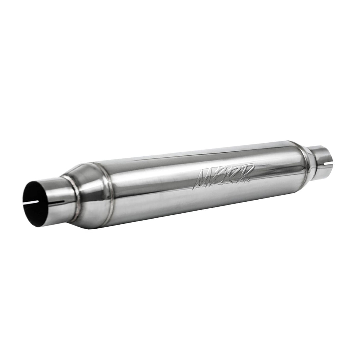 MBRP Exhaust R1016 Resonator. 2.5in. Inlet. Outlet. 22in. body. 26in. overall. T304