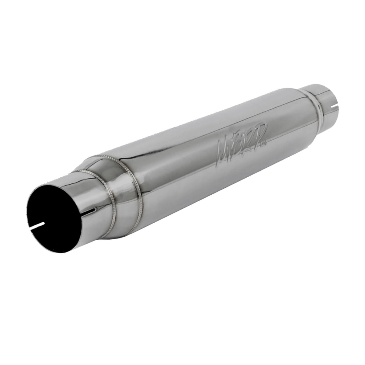 MBRP Exhaust R1017 Resonator. 3in. Inlet. Outlet. 22in. body. 26in. overall. T304