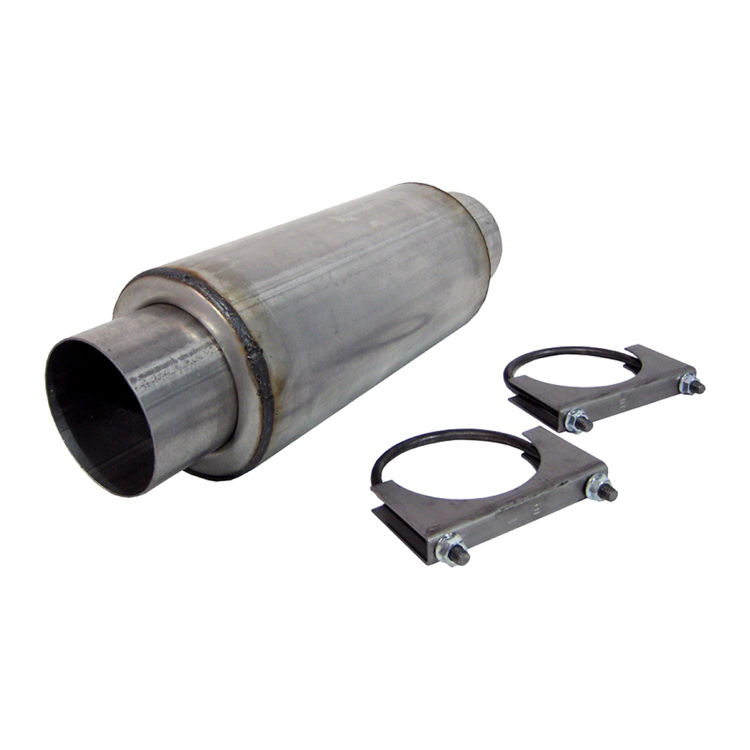 MBRP Exhaust R2009 Resonator 4in. Inlet. Outlet 12in. Body 18in. Overall. AL