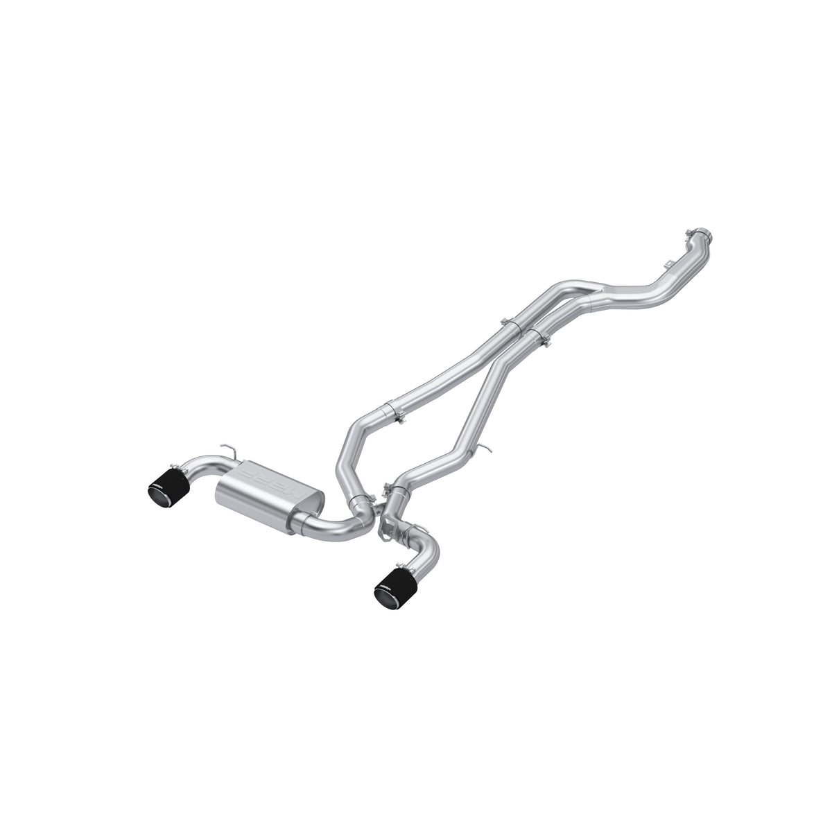 MBRP Exhaust S43003CF 3in Cat-Back. Dual Rear Exit. T304. CF Tips