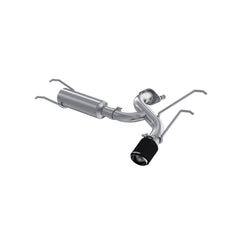 MBRP Exhaust 2.5" Axle-Back; Single Rear Exit; CF