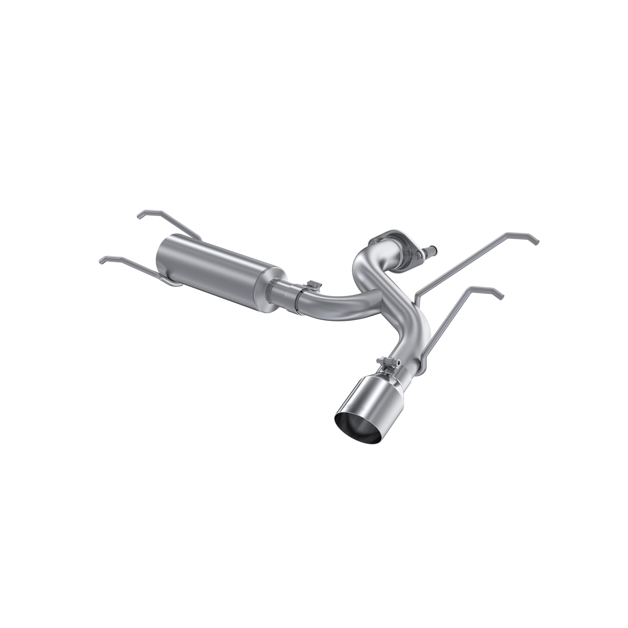 MBRP Exhaust 2.5" Axle-Back; Single Rear Exit; AL