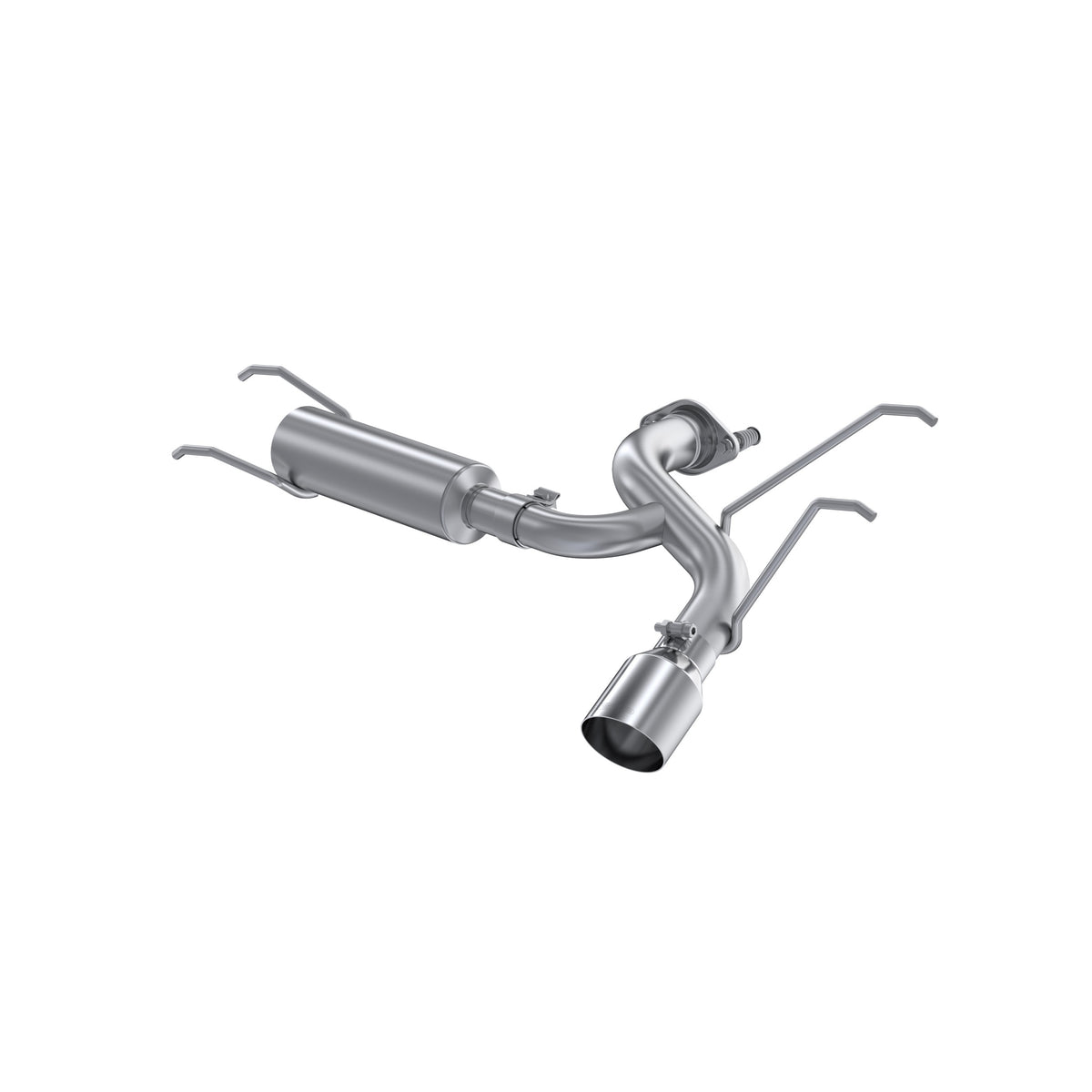 MBRP Exhaust 2.5" Axle-Back; Single Rear Exit; AL