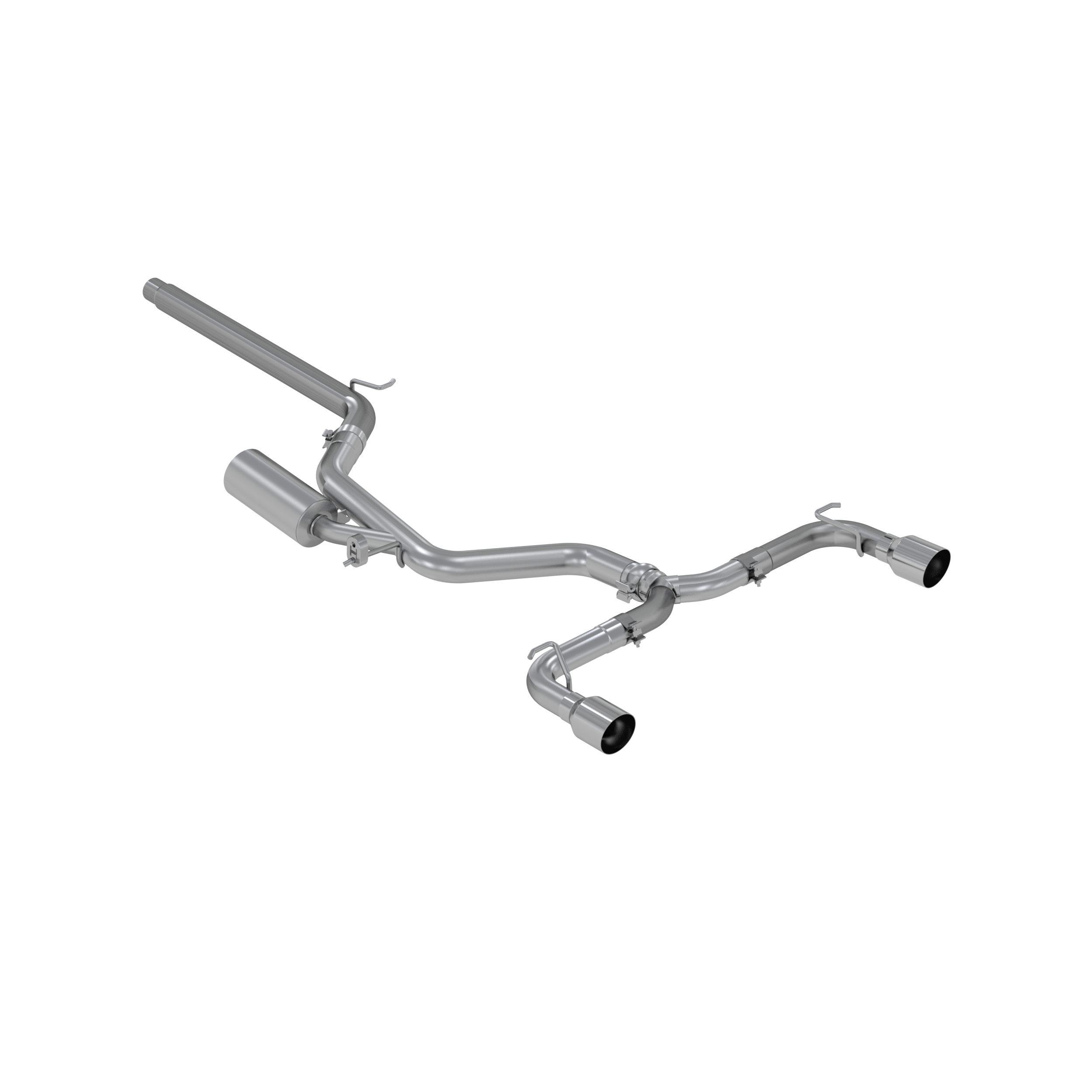 MBRP Exhaust 3" Cat Back, Dual Split Rear, T304 Street Version