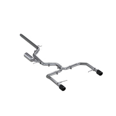 MBRP Exhaust 3" Cat Back, Dual Split Rear,with Carbon Fiber Tips T304