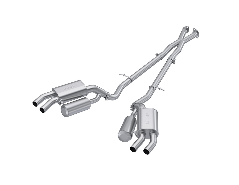 MBRP Exhaust 2.5" Cat Back, Dual Split Rear, AL