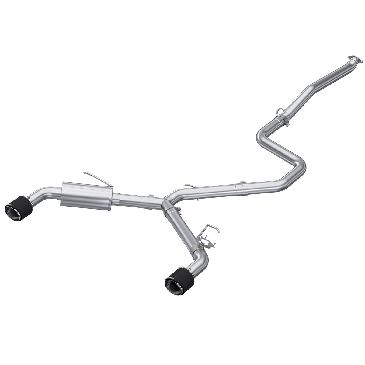 MBRP Exhaust 3in. Cat-Back; Dual Split Rear Exit; Active; T304