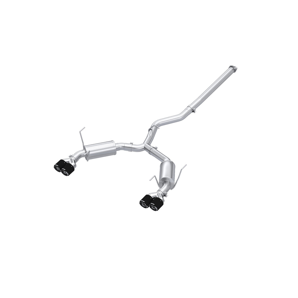 MBRP Exhaust 3" Cat Back, Dual Split Rear,with Carbon Fiber Tips T304 Street Version