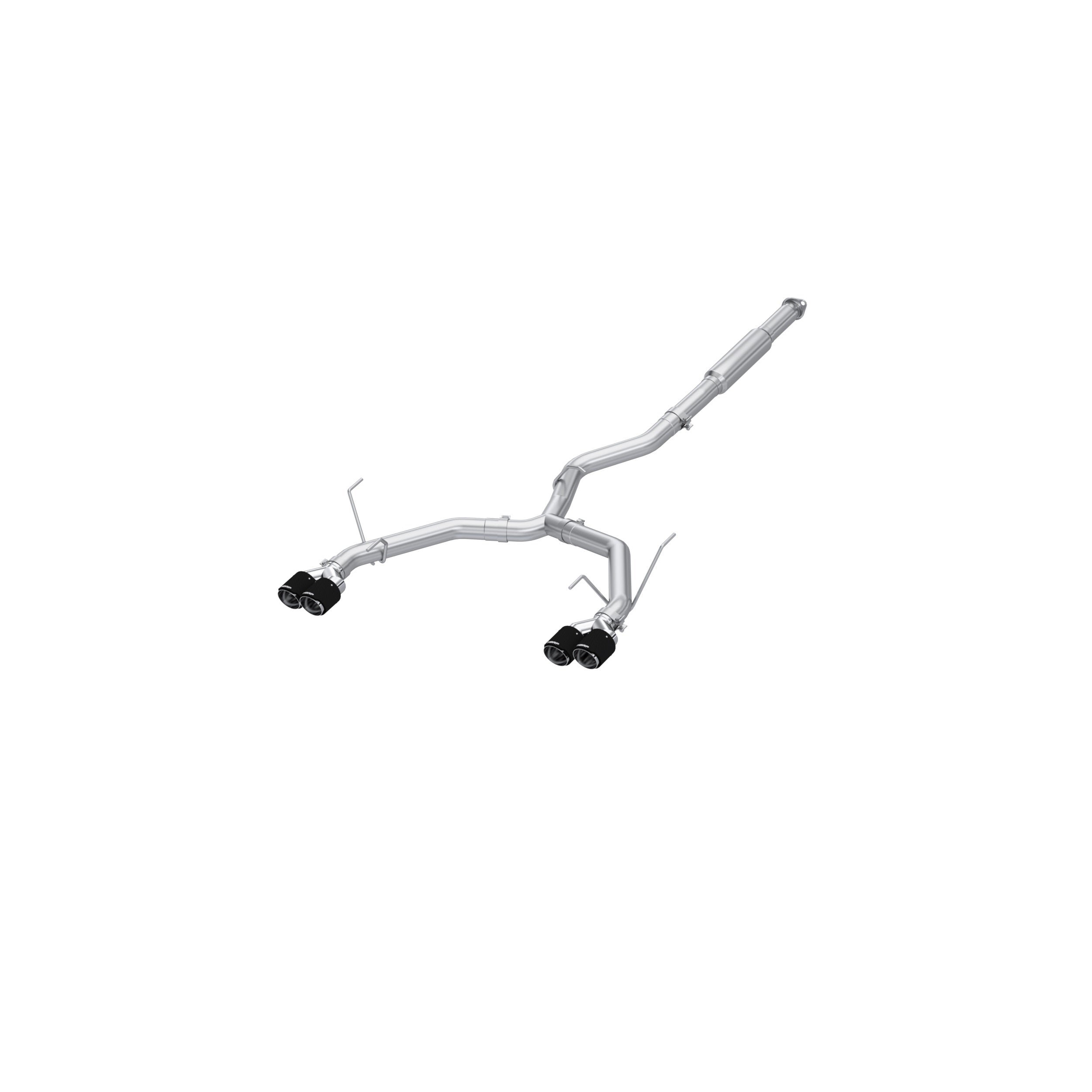 MBRP Exhaust 3" Cat Back, Dual Split Rear,with Carbon Fiber Tips T304 Race Version