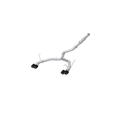 MBRP Exhaust 3" Cat Back, Dual Split Rear,with Carbon Fiber Tips T304 Race Version