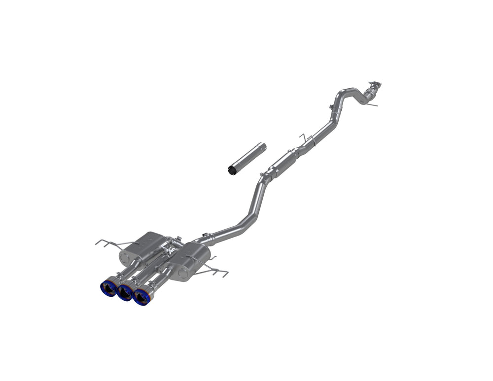 MBRP Exhaust 3" Cat Back, Triple Rear Exit, T304, BE Tips