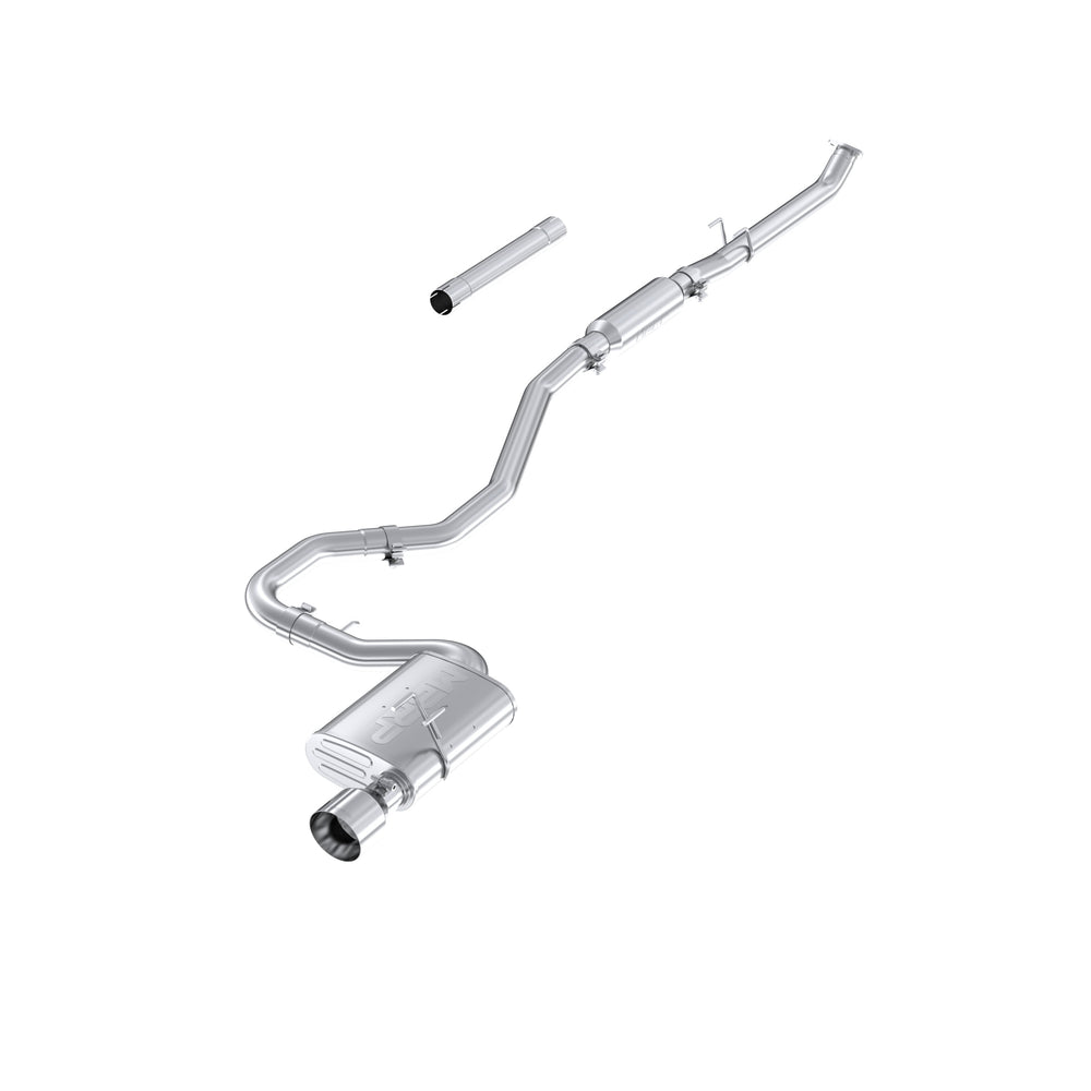 MBRP Exhaust 2.5" Cat Back, Single Rear Exit, Aluminized Steel