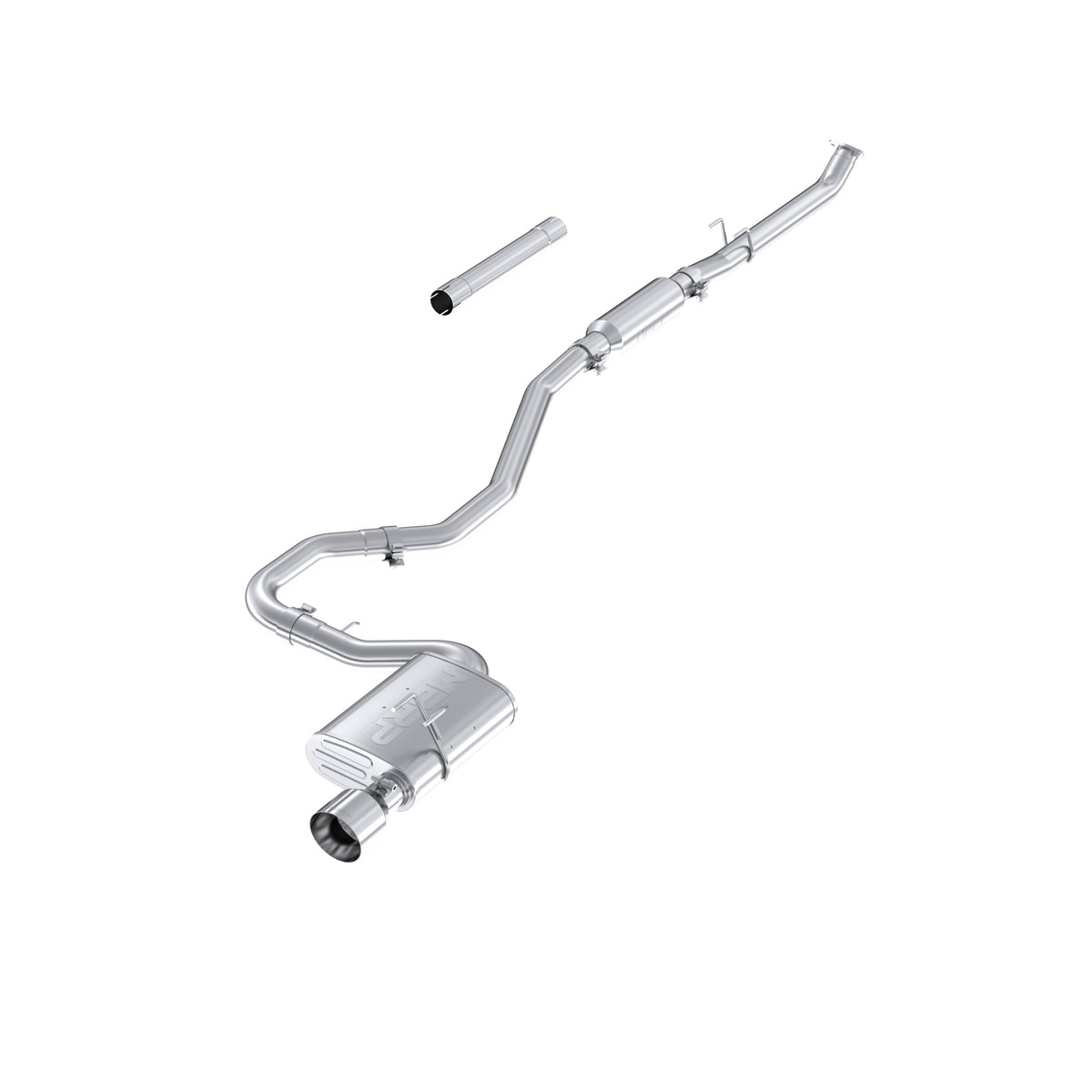 MBRP Exhaust 2.5" Cat Back, Single Rear Exit, Aluminized Steel