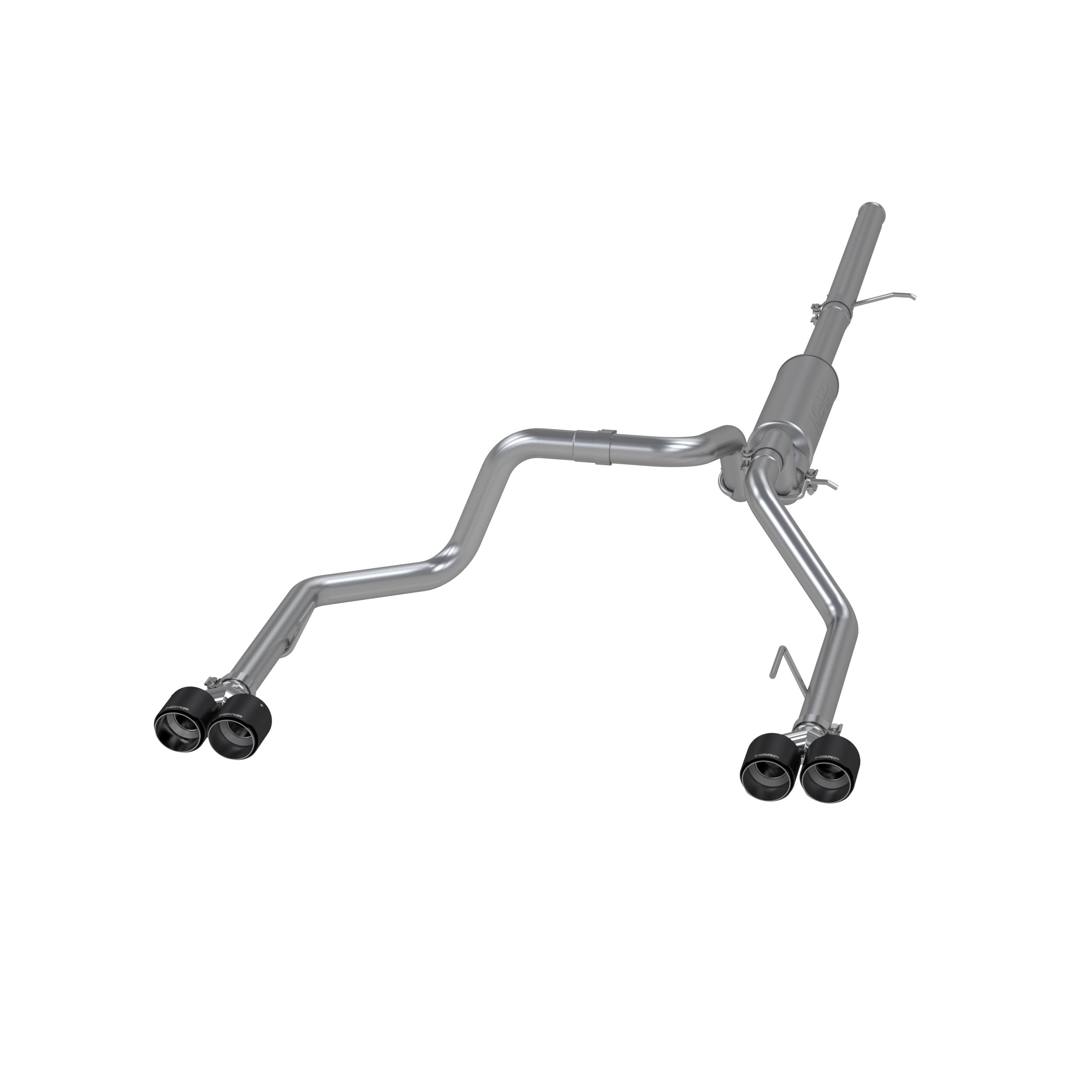 MBRP Exhaust 3in. Cat Back; 2.5in. Dual Split Rear; T304
