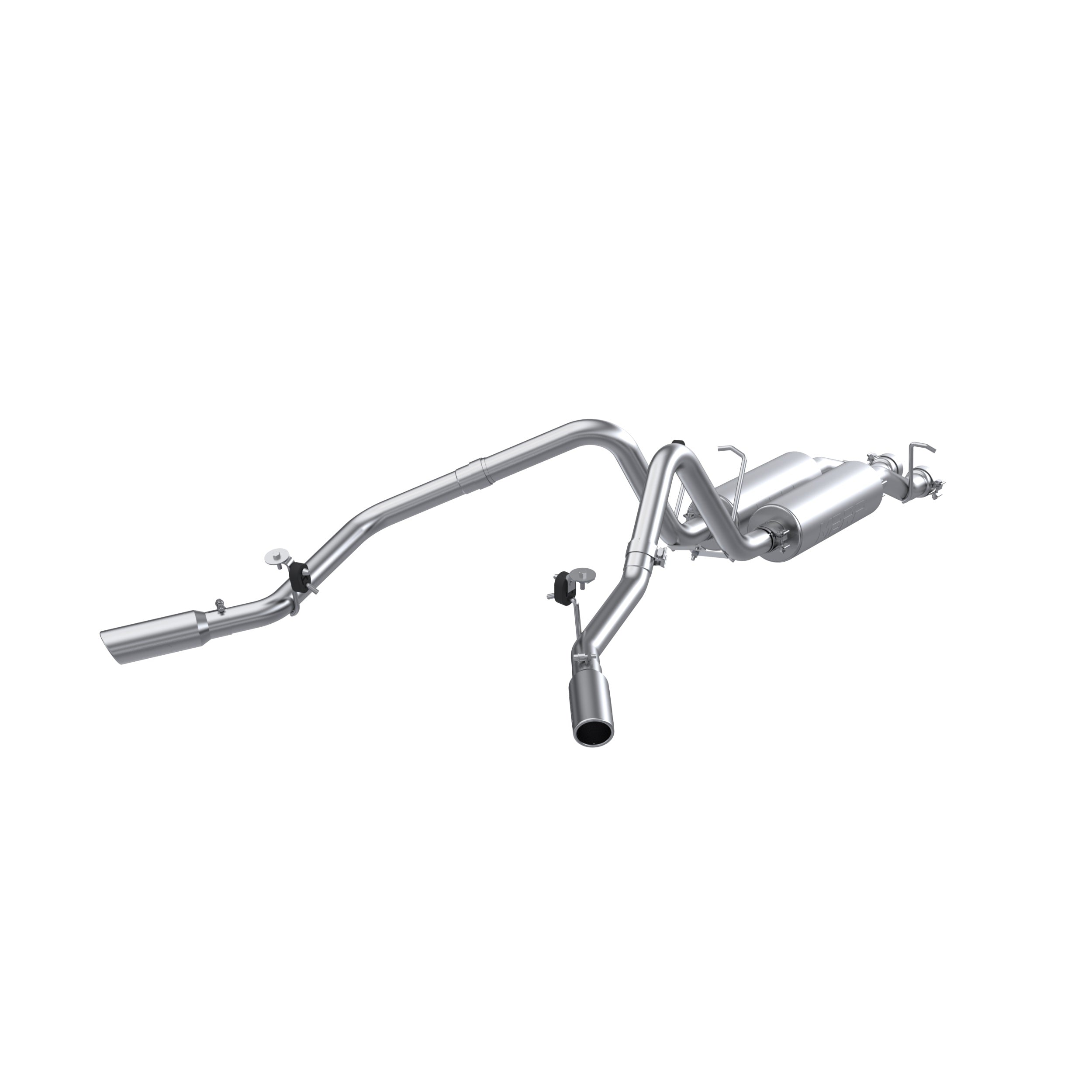 MBRP Exhaust 2 1/2in. Cat Back; Dual Split Side; AL