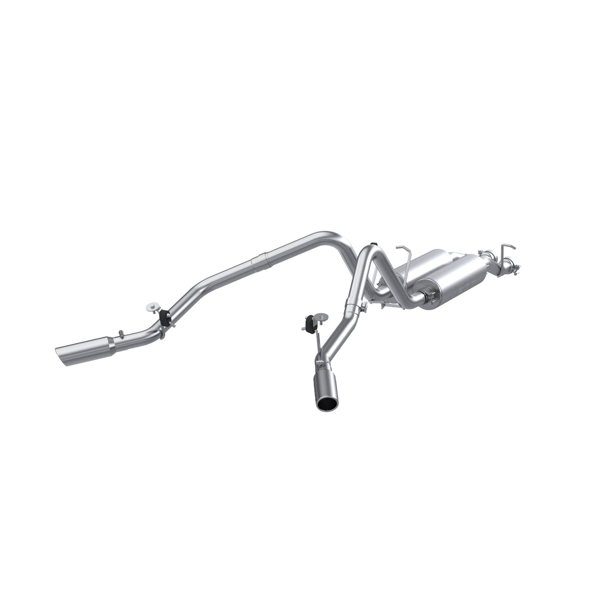 MBRP Exhaust 2 1/2in. Cat Back; Dual Split Side; AL