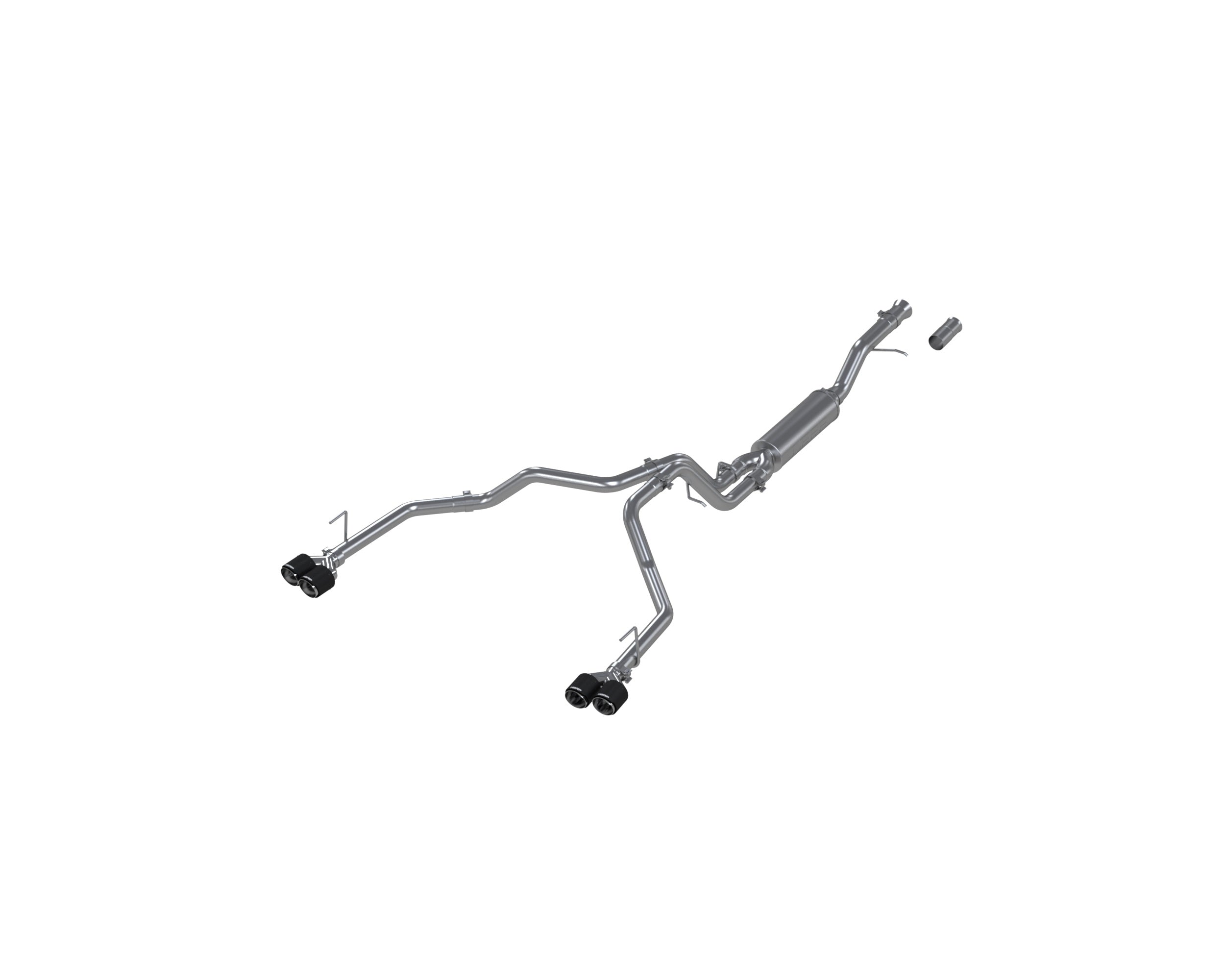 MBRP Exhaust 3" Cat Back, 2.5" Dual Rear , T304 CF