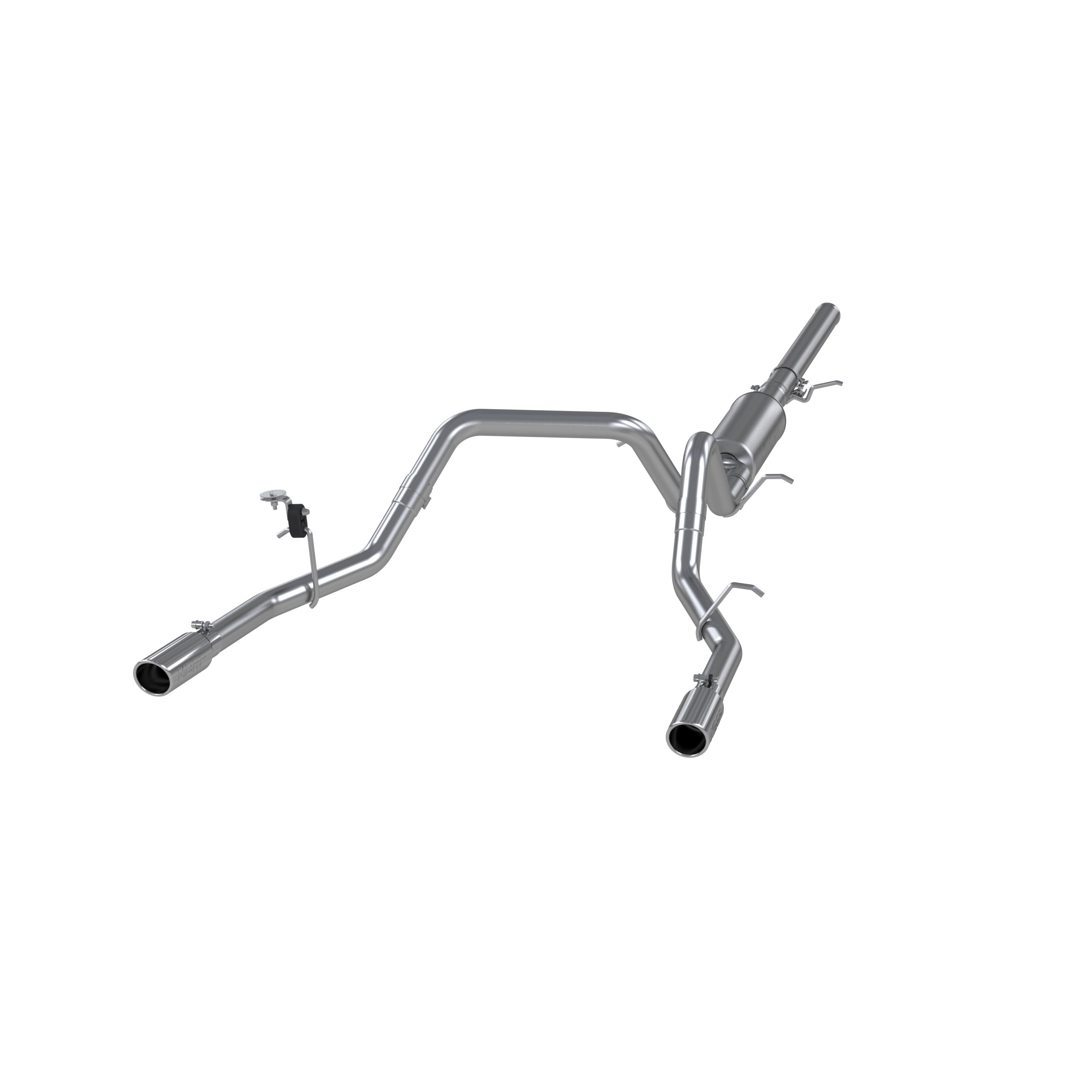 MBRP Exhaust 3in. Cat Back; Dual Split Rear; AL