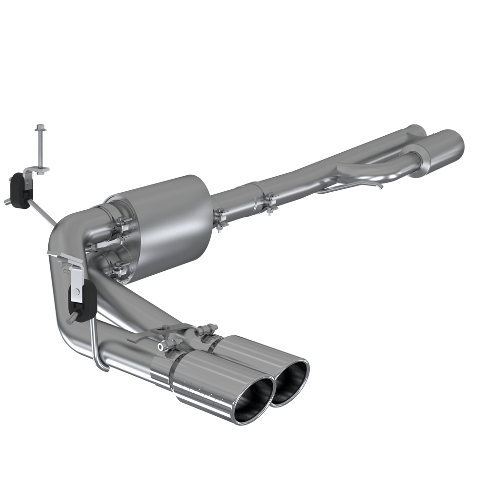 MBRP Exhaust 3" Cat Back, Pre-Axle Dual Side Exit, T304