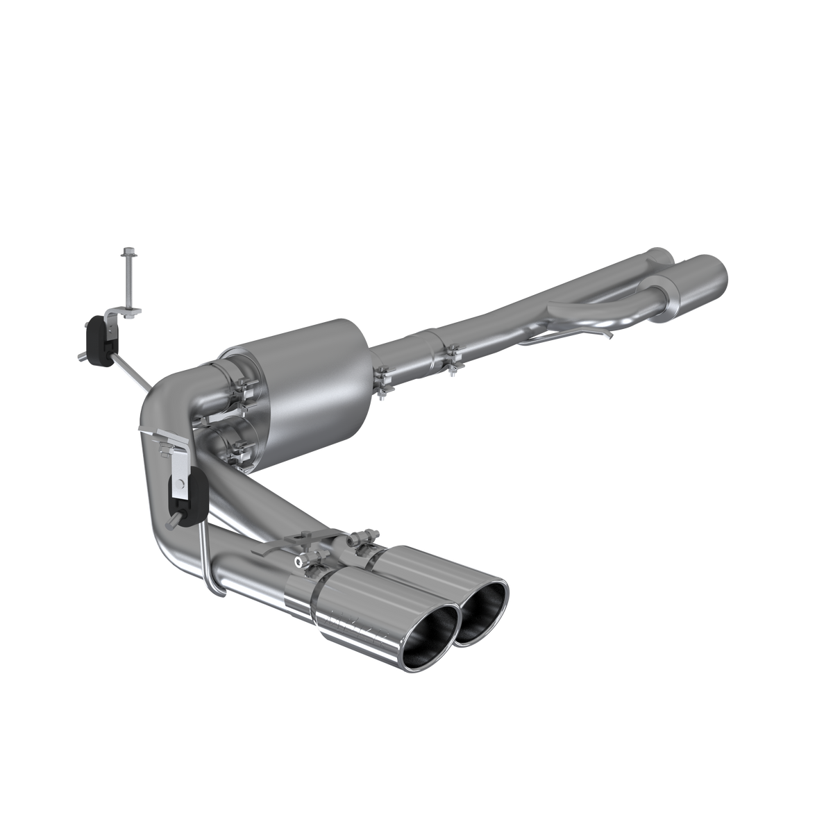 MBRP Exhaust 3" Cat Back, Pre-Axle Dual Side Exit, AL