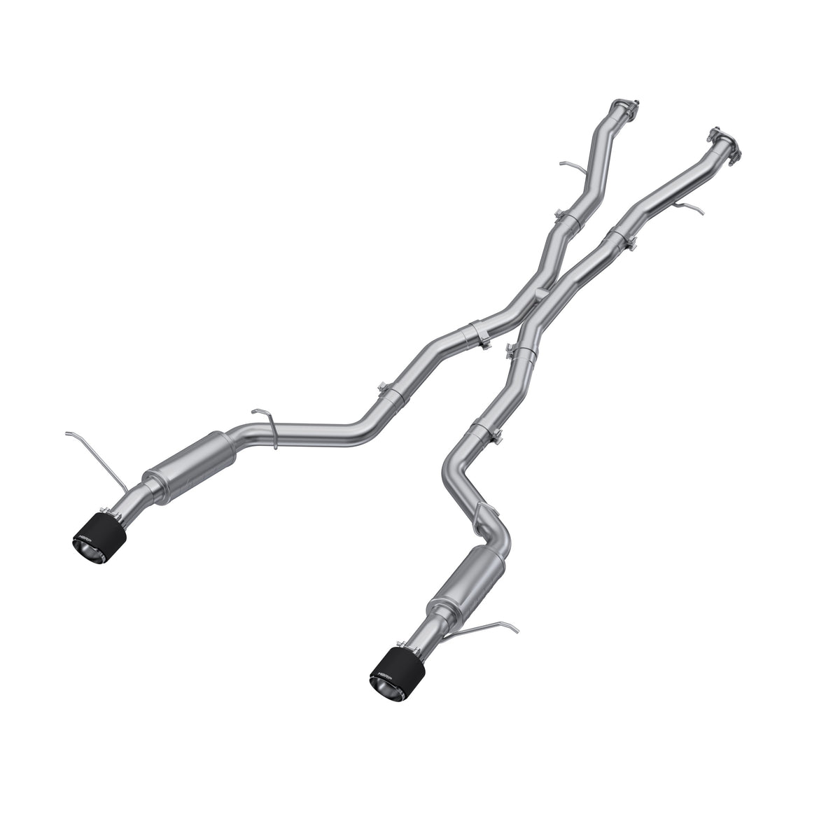 MBRP Exhaust S51053CF 3in Cat-Back. Dual Rear Exit. T304. CF Tips