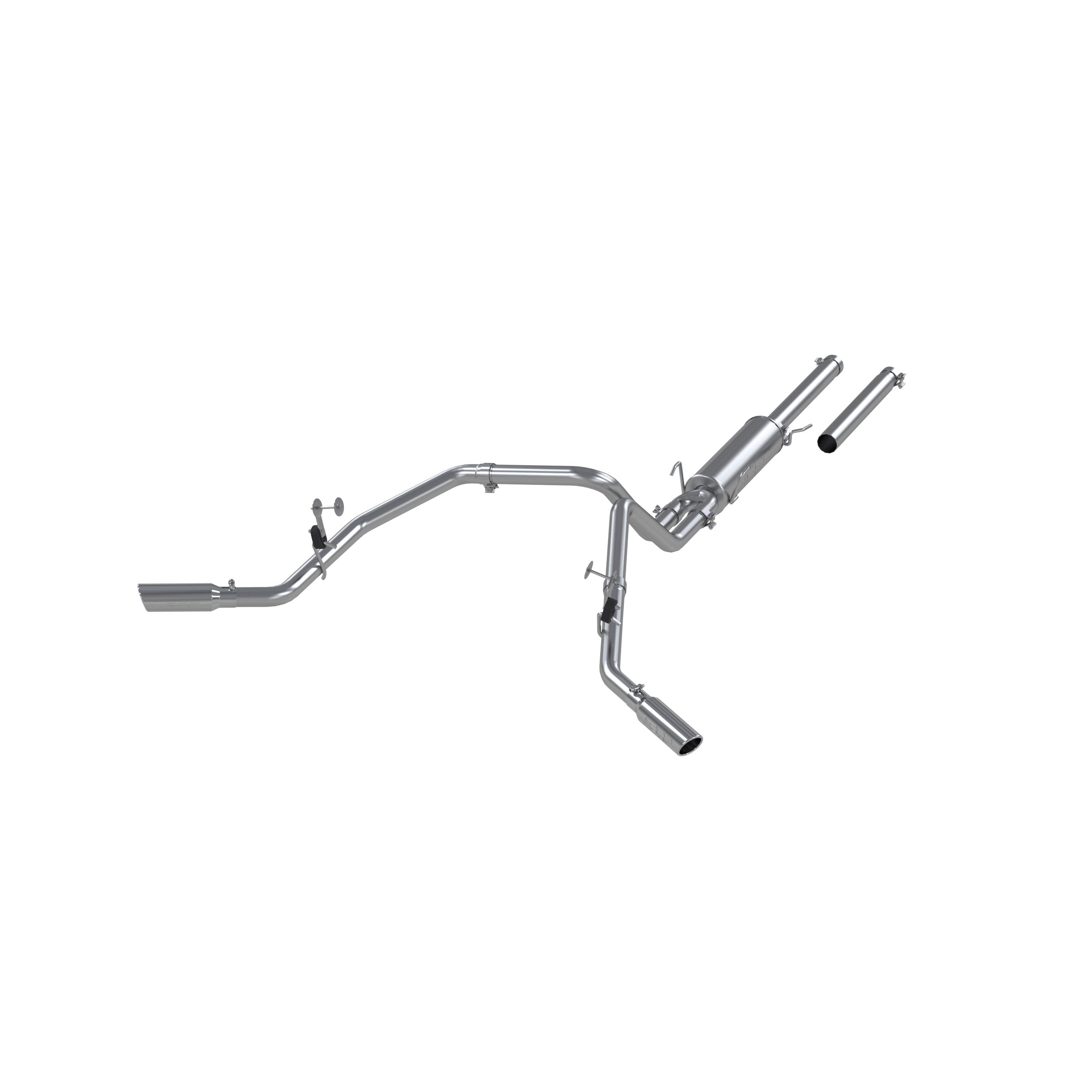 MBRP Exhaust 2 1/2in. Cat Back; Dual Split Side; AL