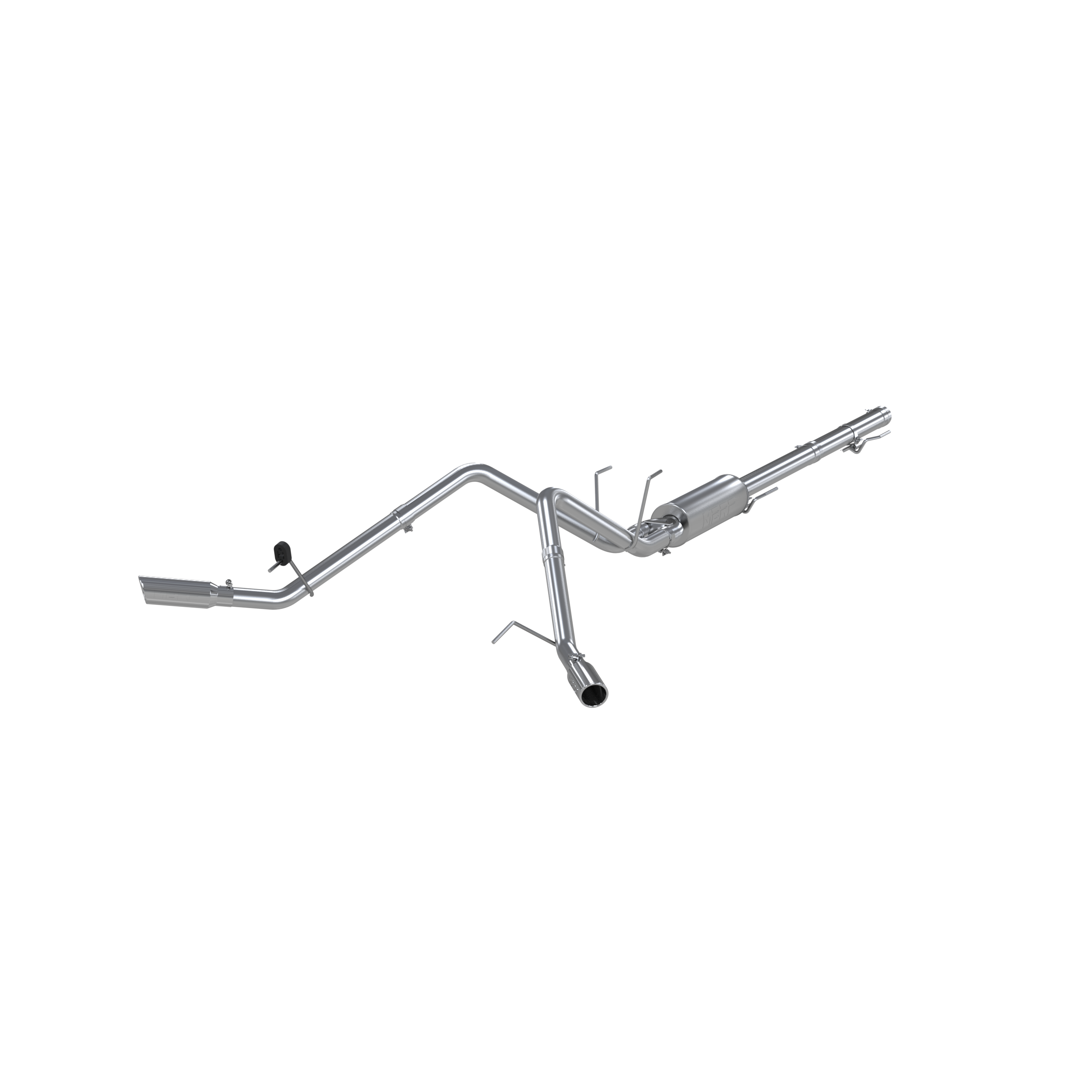 MBRP Exhaust 2 1/2in. Cat Back; Dual Split Side; AL