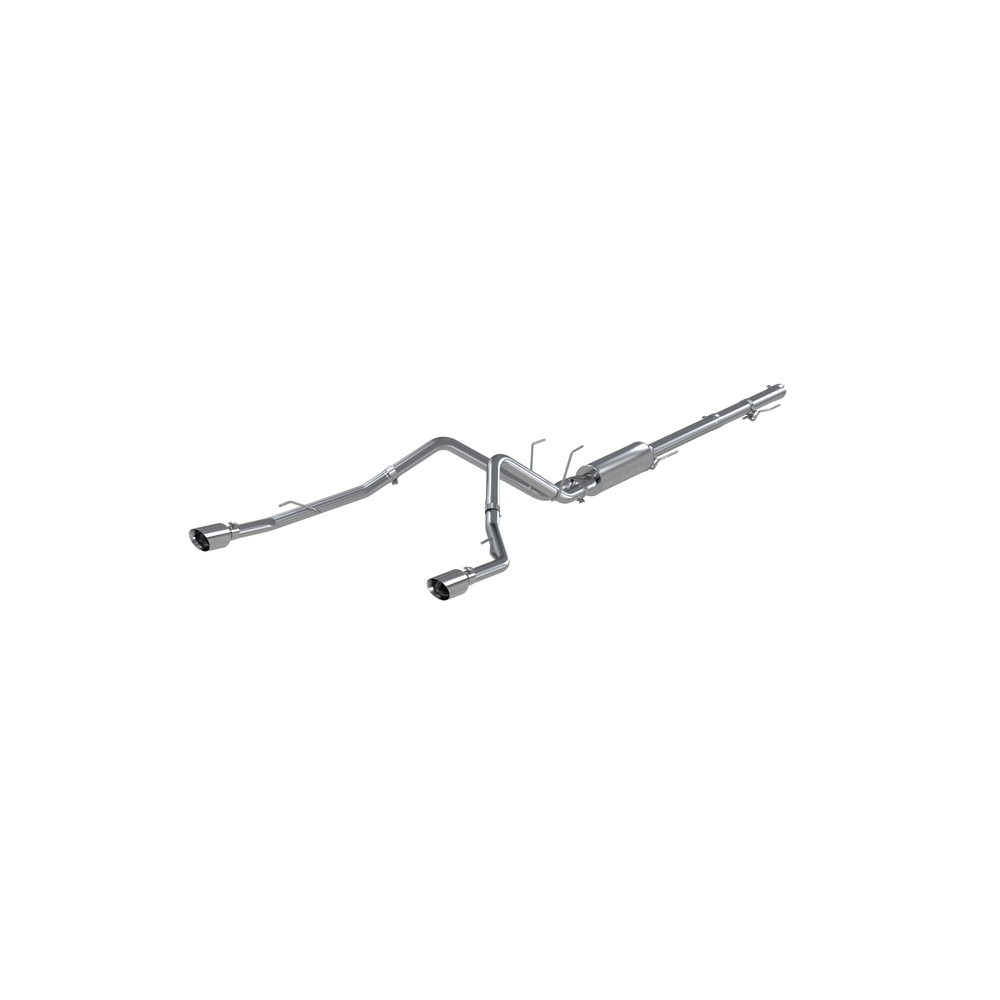 MBRP Exhaust 2 1/2in. Cat Back; Dual Split Rear; T304 (through stock bumper)