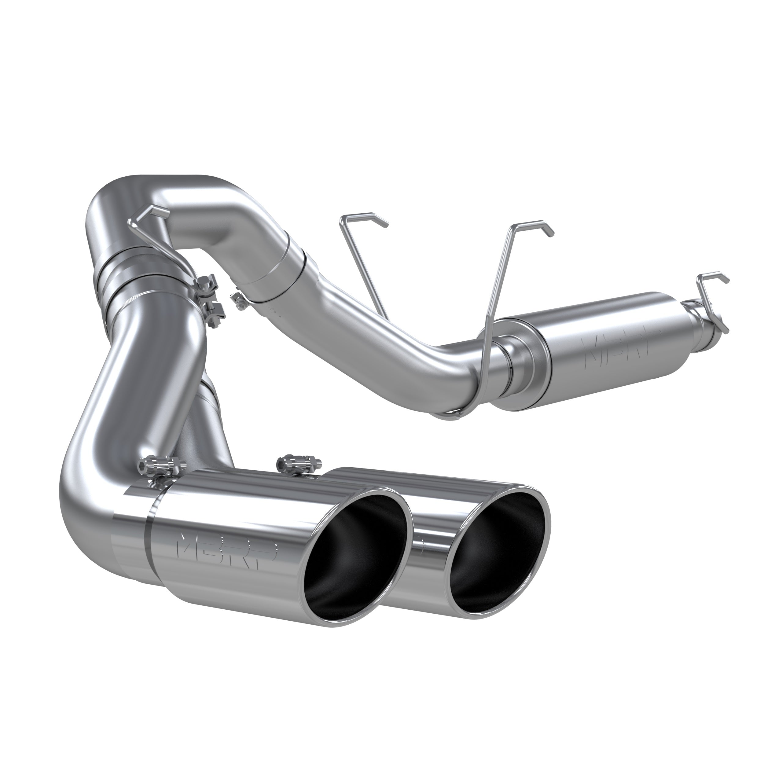 MBRP Exhaust 4in. Cat Back; Single Side Dual Outlet; AL