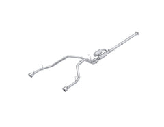 MBRP Exhaust 3 Inch Cat Back, 2.5 Inch Dual Split Rear, Aluminized Steel