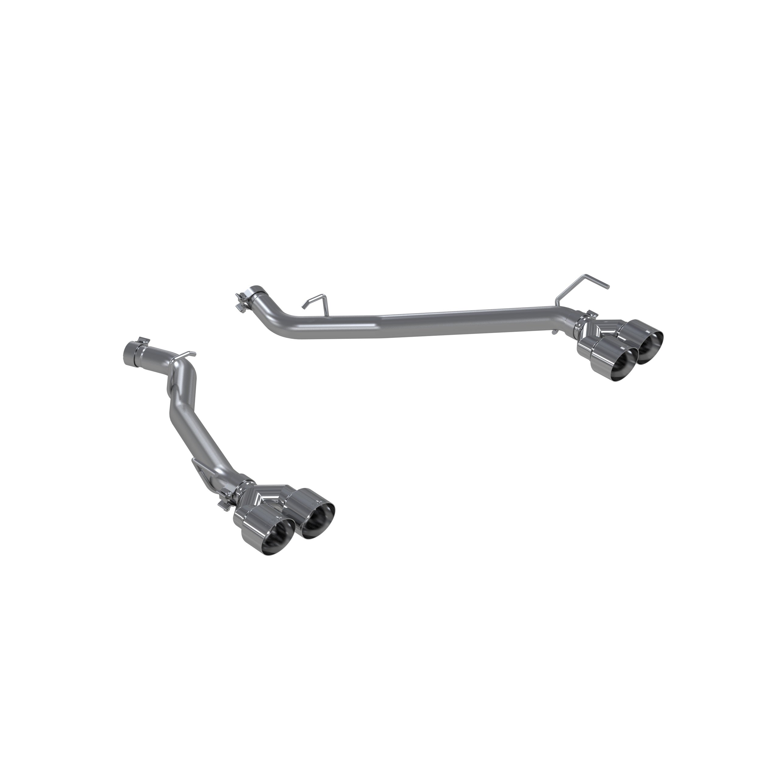 MBRP Exhaust 2 1/2in. Axle Back; Dual Rear Exit; AL