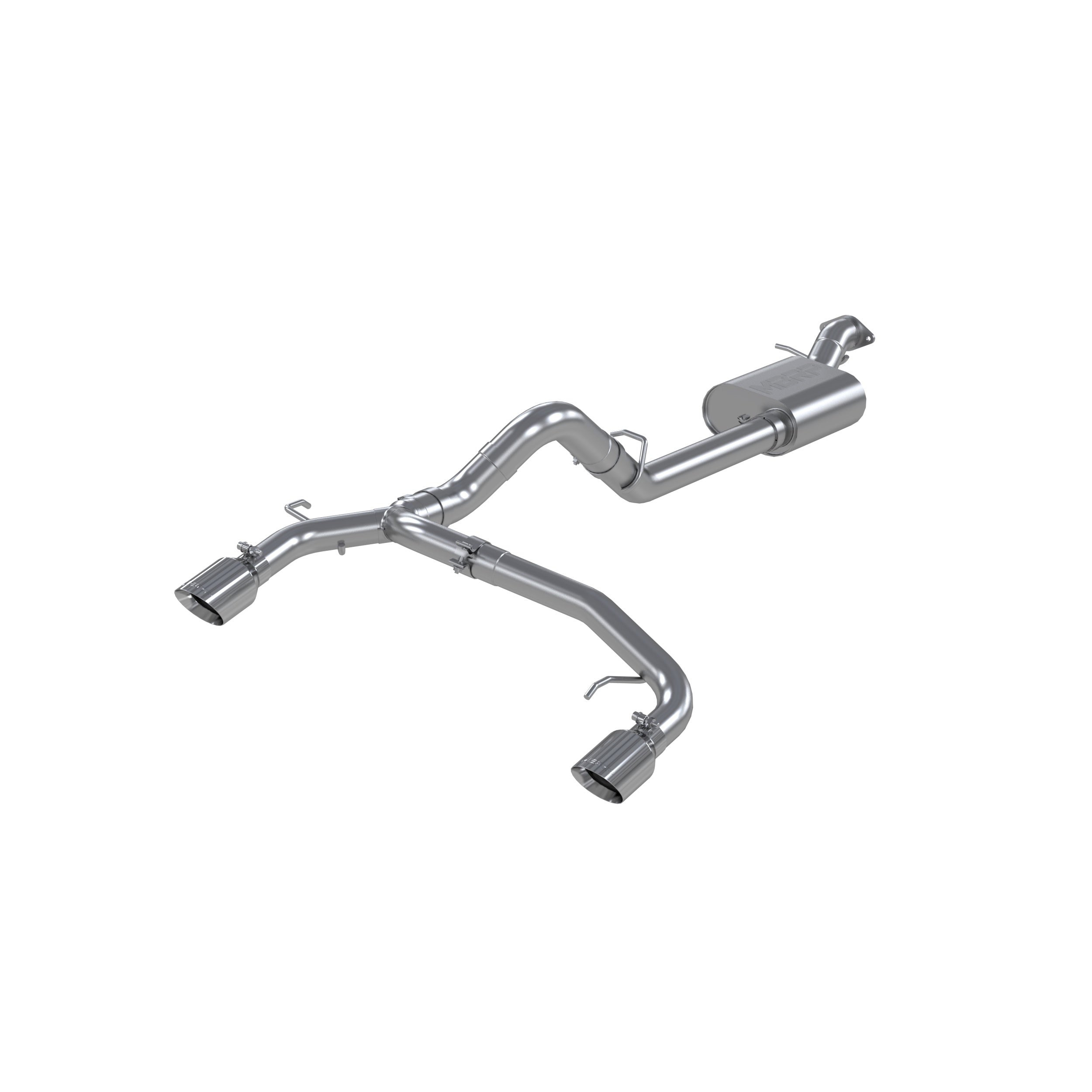 MBRP Exhaust 3" Cat-Back, 2.5" Dual Split Rear Exit, AL