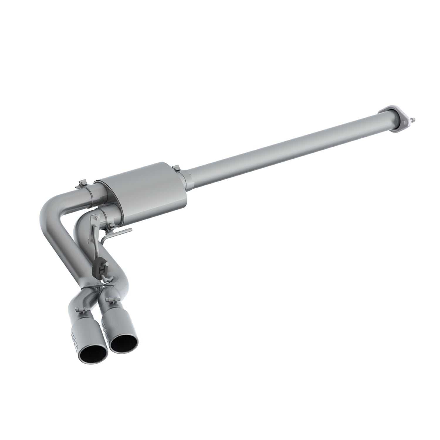 MBRP Exhaust 3in. Cat Back; Single Side Dual Outlet in Front of Rear Wheel; T409; Race Version