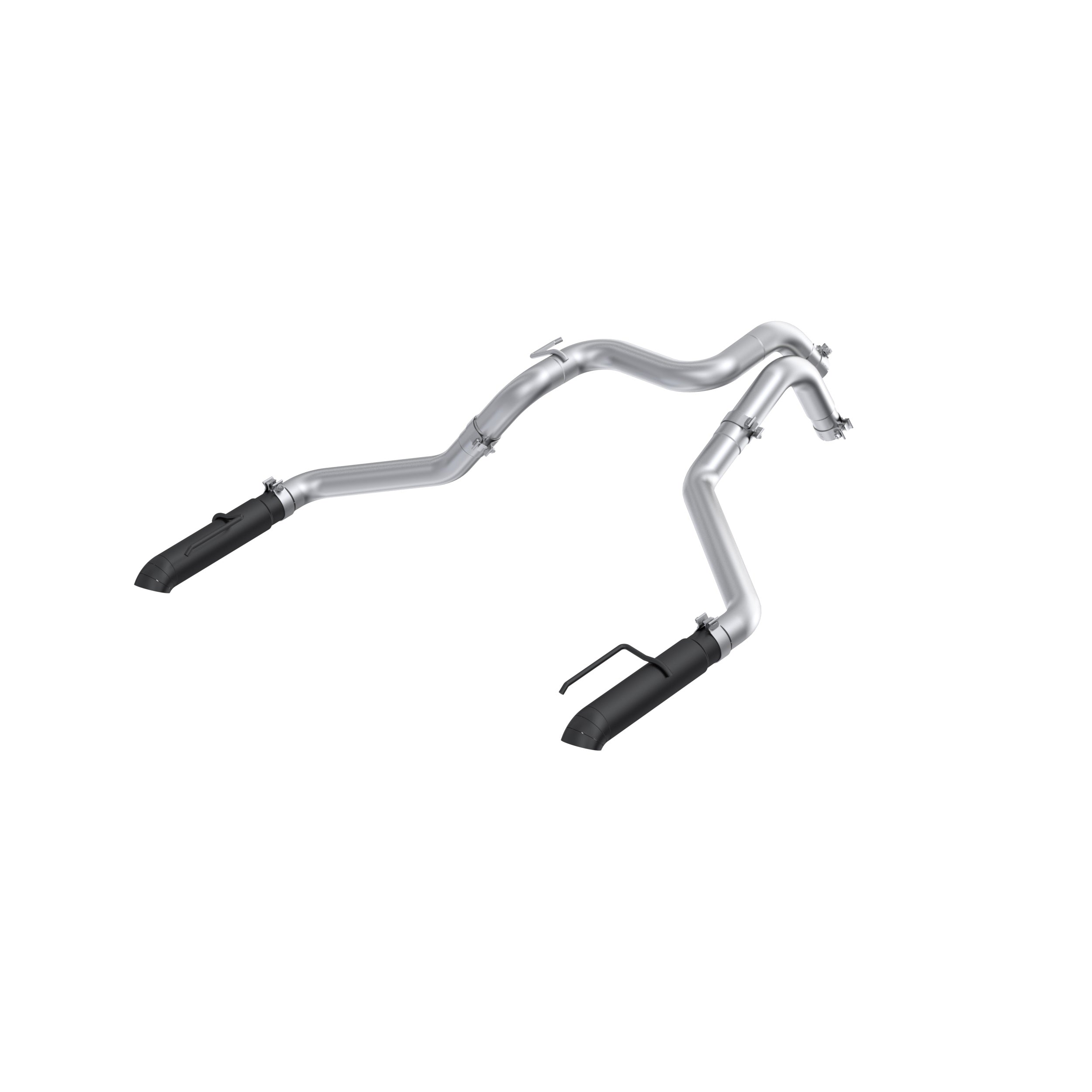 MBRP Exhaust 3" Axle-Back, Dual Rear Turndown, BLK T304
