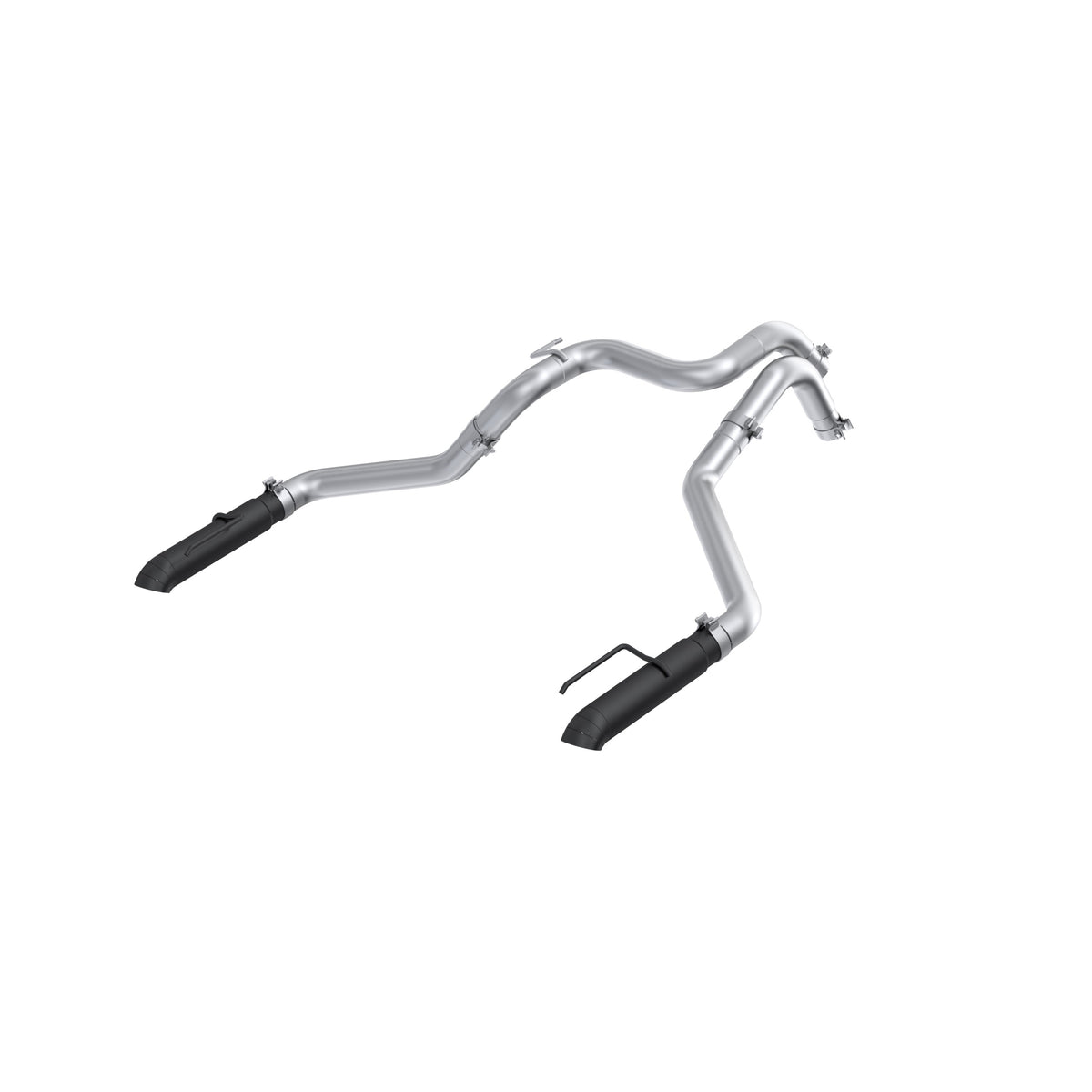 MBRP Exhaust 3" Axle-Back, Dual Rear Turndown, BLK T304