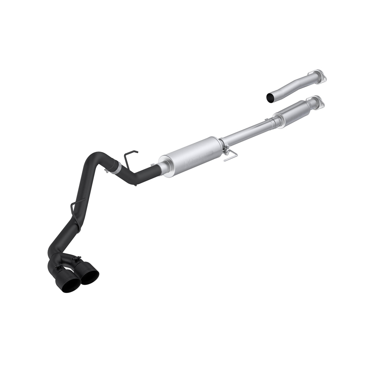 MBRP Exhaust 3 Inch Cat Back, Dual Passenger-Side Exit, BLK