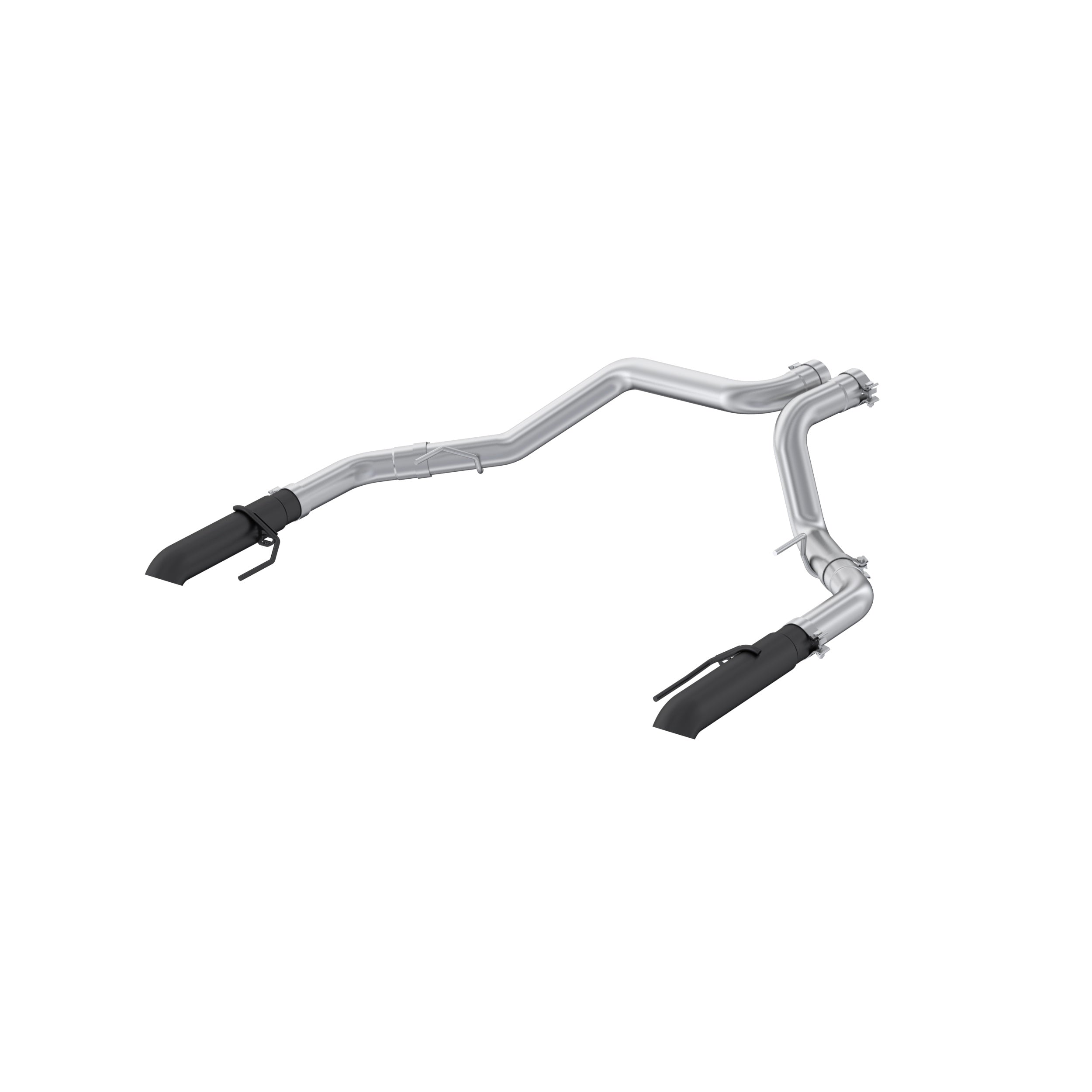 MBRP Exhaust 3" Axle-Back, Dual Rear Turndown, BLK T304