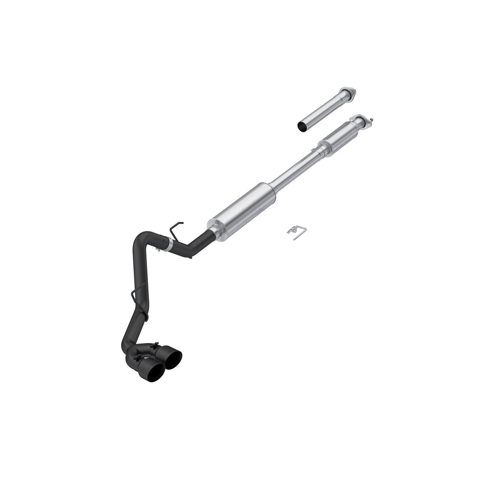 MBRP Exhaust 3in. Cat Back, Passenger-side, Dual Outlet, BLK