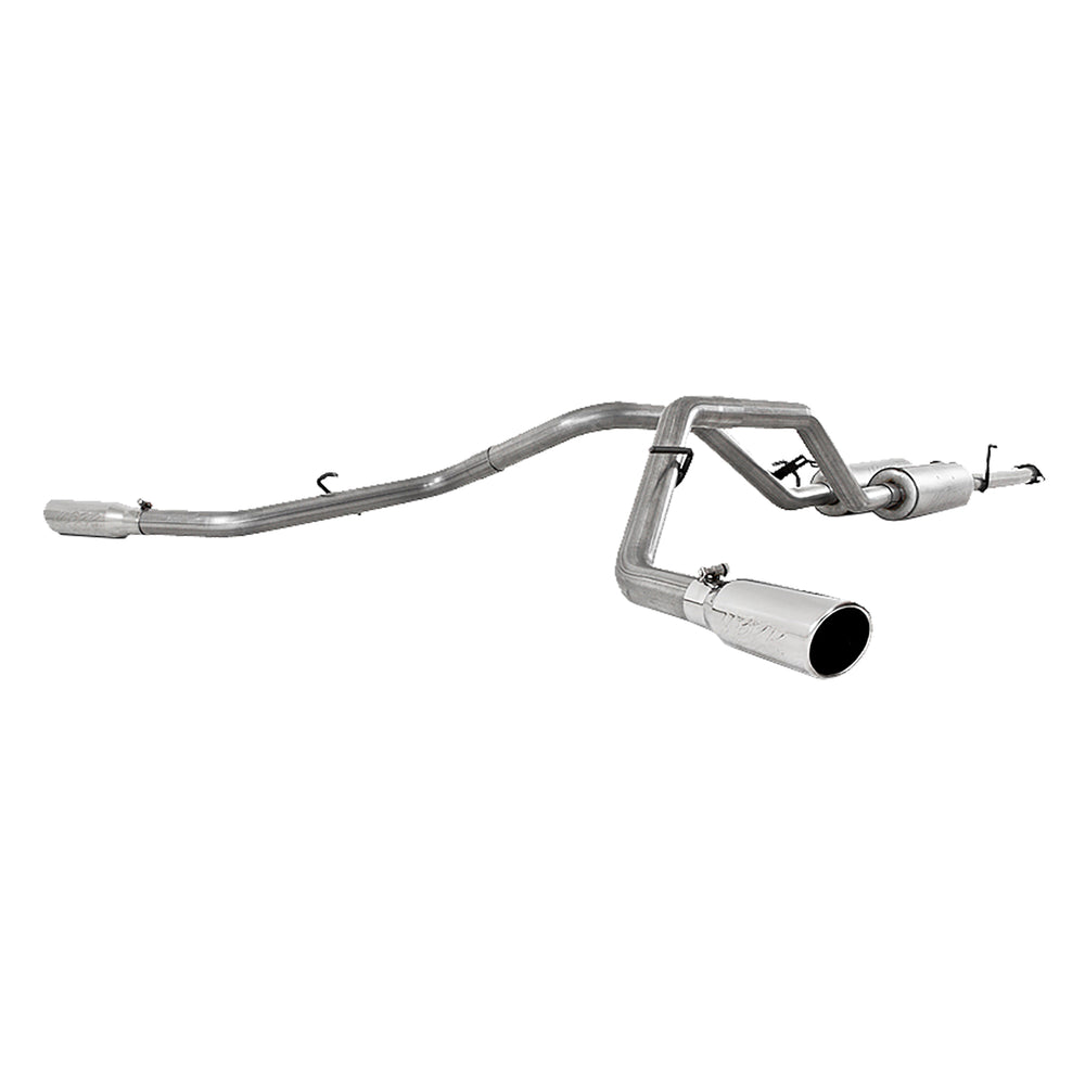 MBRP Exhaust 2 1/2in. Cat Back; Dual Split Side; T409