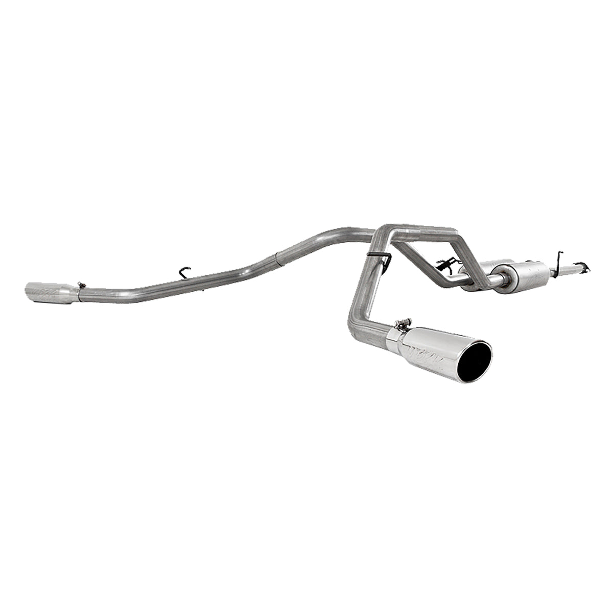 MBRP Exhaust 2 1/2in. Cat Back; Dual Split Side; T409