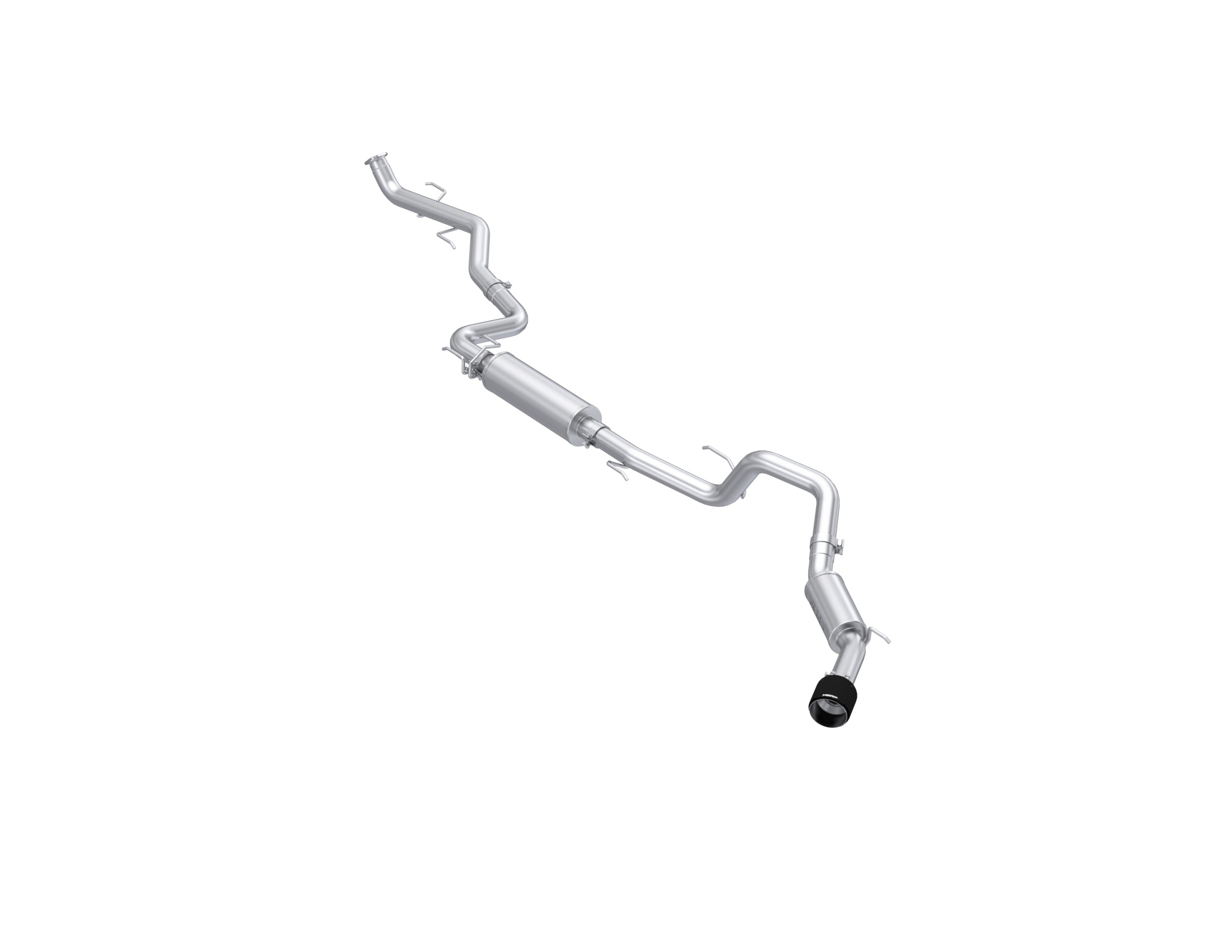 MBRP Exhaust S53233CF 3in. Cat-Back, Single Side Exit with CF Tip, T304.