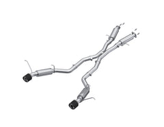 MBRP Exhaust 3in. Cat Back; Dual Rear Exit; T304 with Carbon Fiber Tips