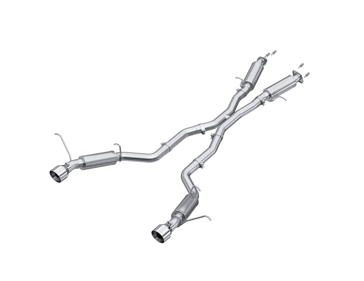 MBRP Exhaust 3in. Cat Back; Dual Rear Exit; Aluminized Steel