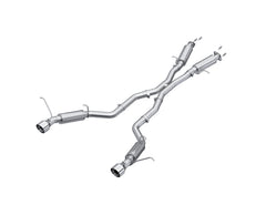 MBRP Exhaust 3in. Cat Back; Dual Rear Exit; Aluminized Steel