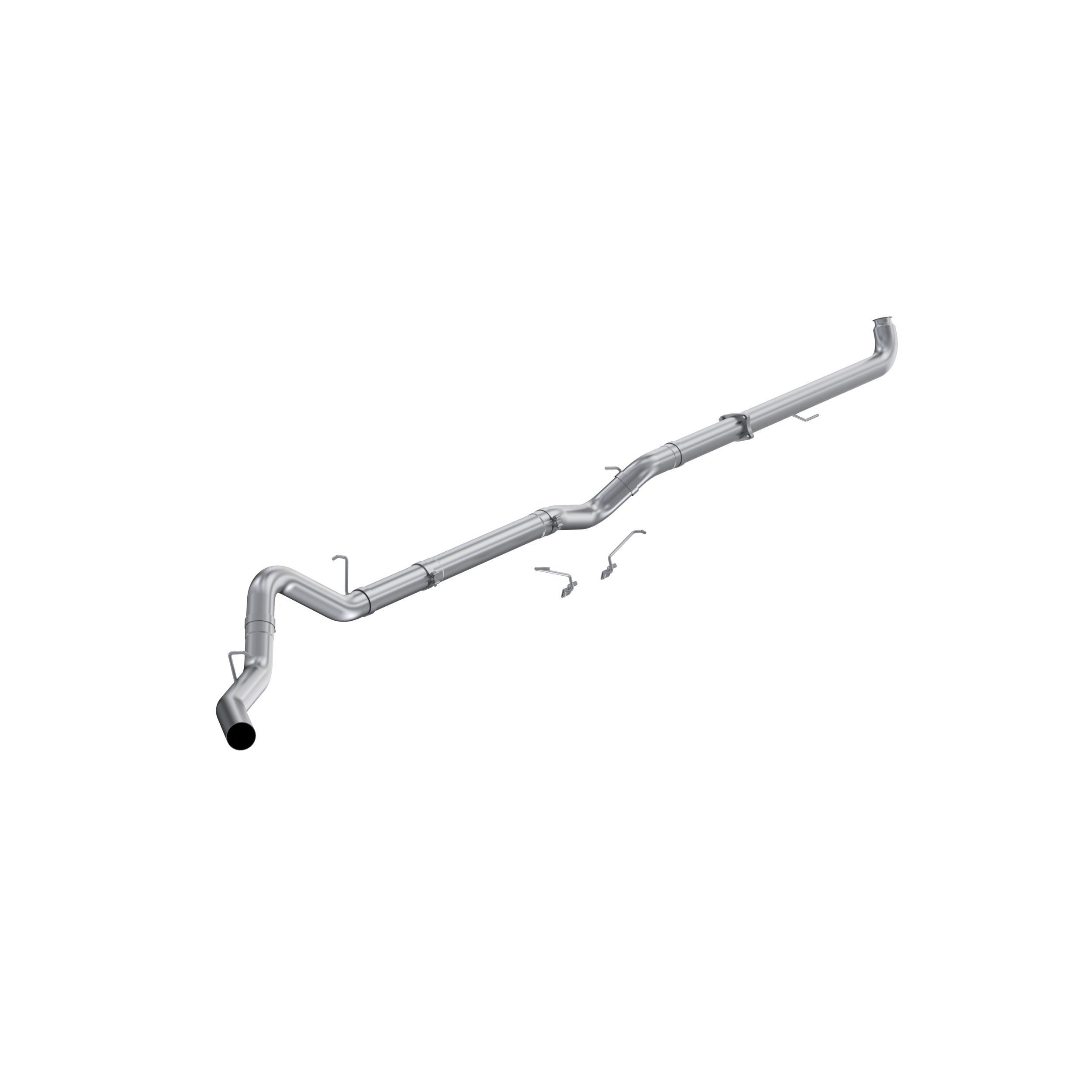 MBRP Exhaust 4in. Downpipe-Back; Single Side -no muffler