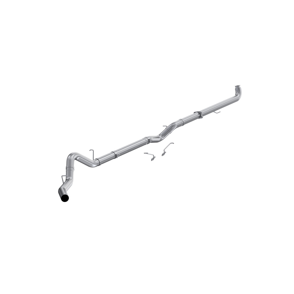 MBRP Exhaust 4in. Downpipe-Back; Single Side -no muffler