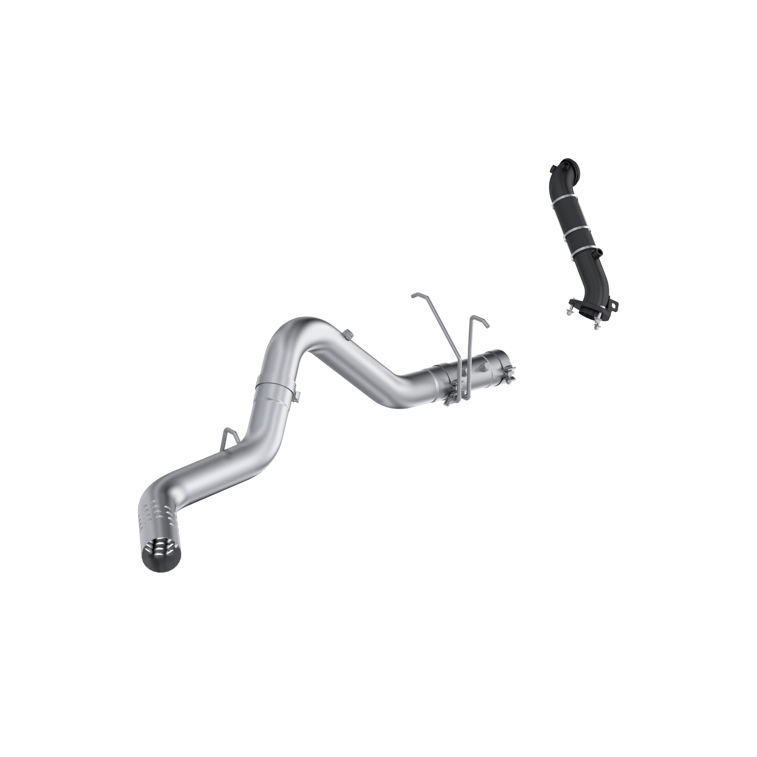 MBRP Exhaust 4in. Filter-Back, Single Side with Downpipe, No Tip, No Muffler