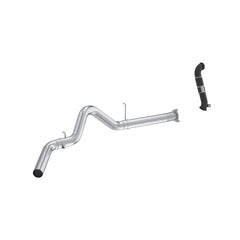 MBRP Exhaust 4in. Filter-Back, Single Side with Downpipe, No Tip, No Muffler