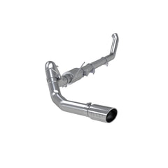 MBRP Exhaust 4in. Turbo Back; Single Side (4WD only); T409