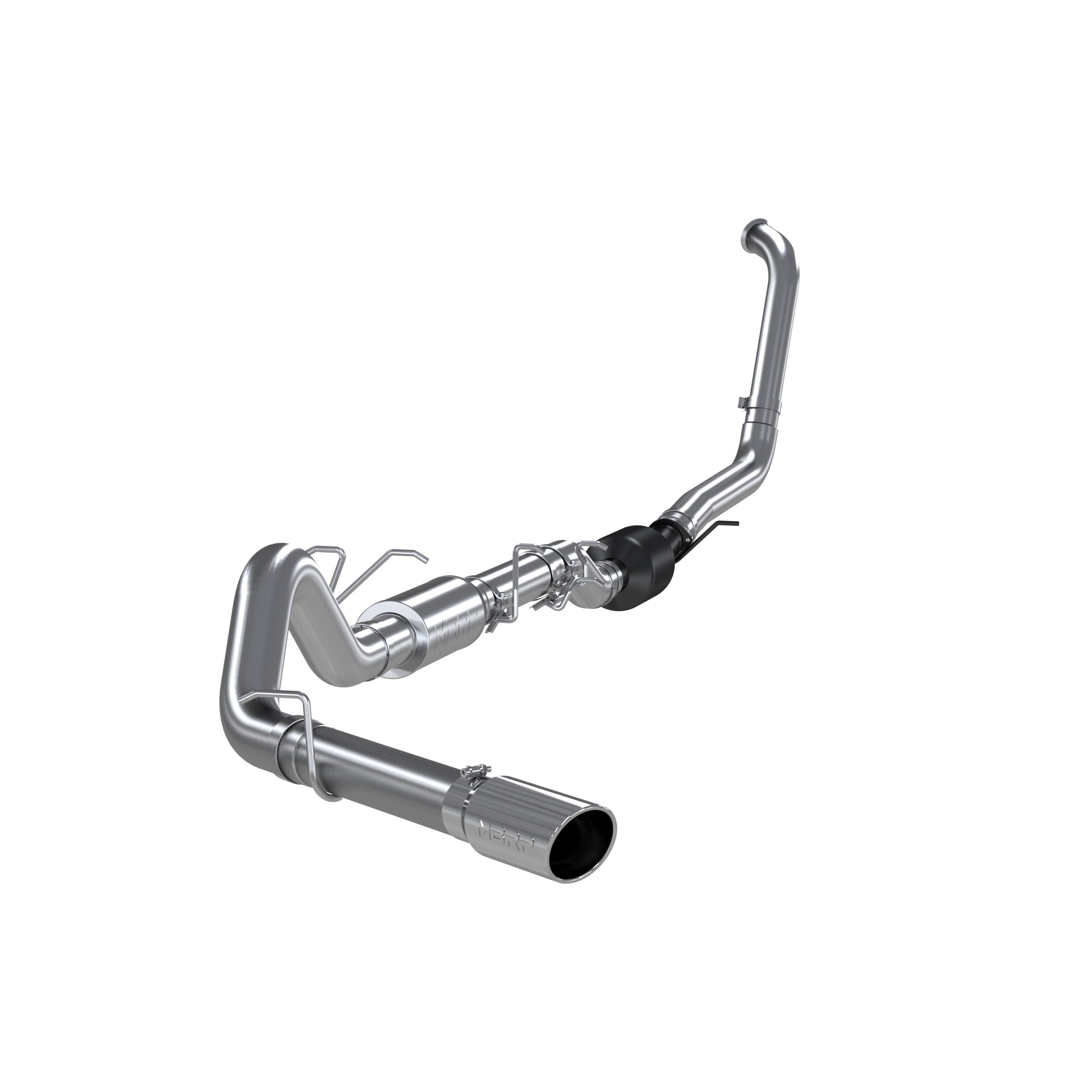 MBRP Exhaust 4in. Turbo Back; Single Side Exit; AL